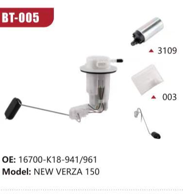 Electric Fuel Pump Assembly for Honda NEW VERZA 150 (Model: BT-005, OE: 16700-K18-941/961)
