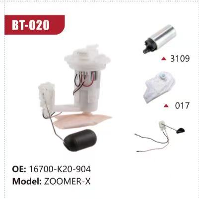 Electric Fuel Pump Assembly for Honda ZOOMER-X (Model: BT-020, OE: 16700-K20-904)