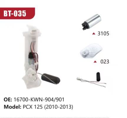 Electric Fuel Pump Assembly for Honda PCX 125 (2010-2013) (Model: BT-035, OE: 16700-KWN-904/901)