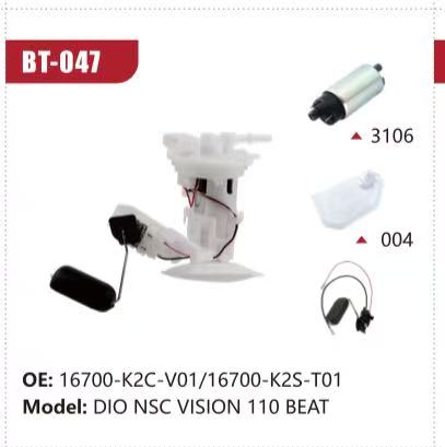 Electric Fuel Pump Assembly for Honda DIO NSC VISION 110 BEAT 