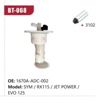 Electric Fuel Pump Assembly for SYM / RX115 / JET POWER / EVO 125
