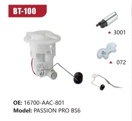 Electric Fuel Pump Assembly for PASSION PRO BS6 