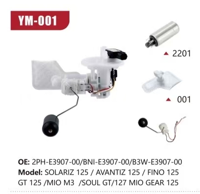 Electric Fuel Pump Assembly for SOLARIZ 125 / AVANTIZ 125 / FINO 125 / GT 125 / MIO M3 / SOUL GT/127 / MIO GEAR 125