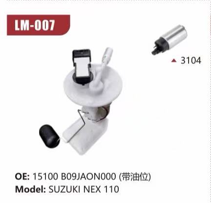 Electric Fuel Pump Assembly for Suzuki NEX 110 