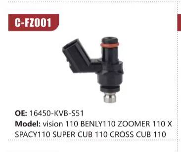 Fuel Injector for vision 110 BENLY110 ZOOMER 110 X SPACY110 SUPER CUB 110 CROSS CUB 110 